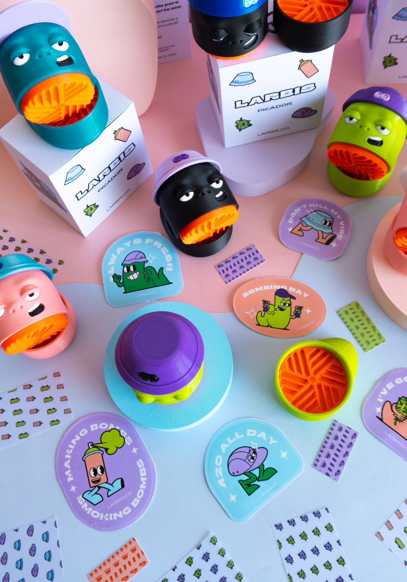 Larbis，Grinding machine，Brand identity，