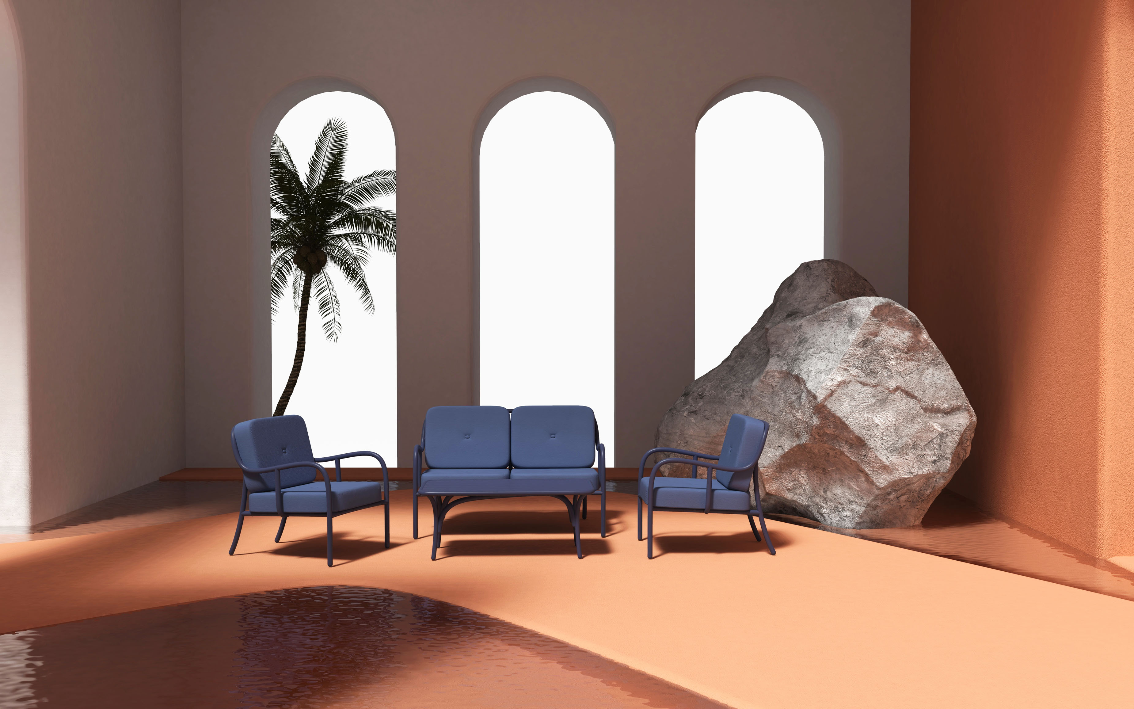 sofa，Sofa chair，furniture design ，Outdoor furniture，chair，Courtyard furniture，