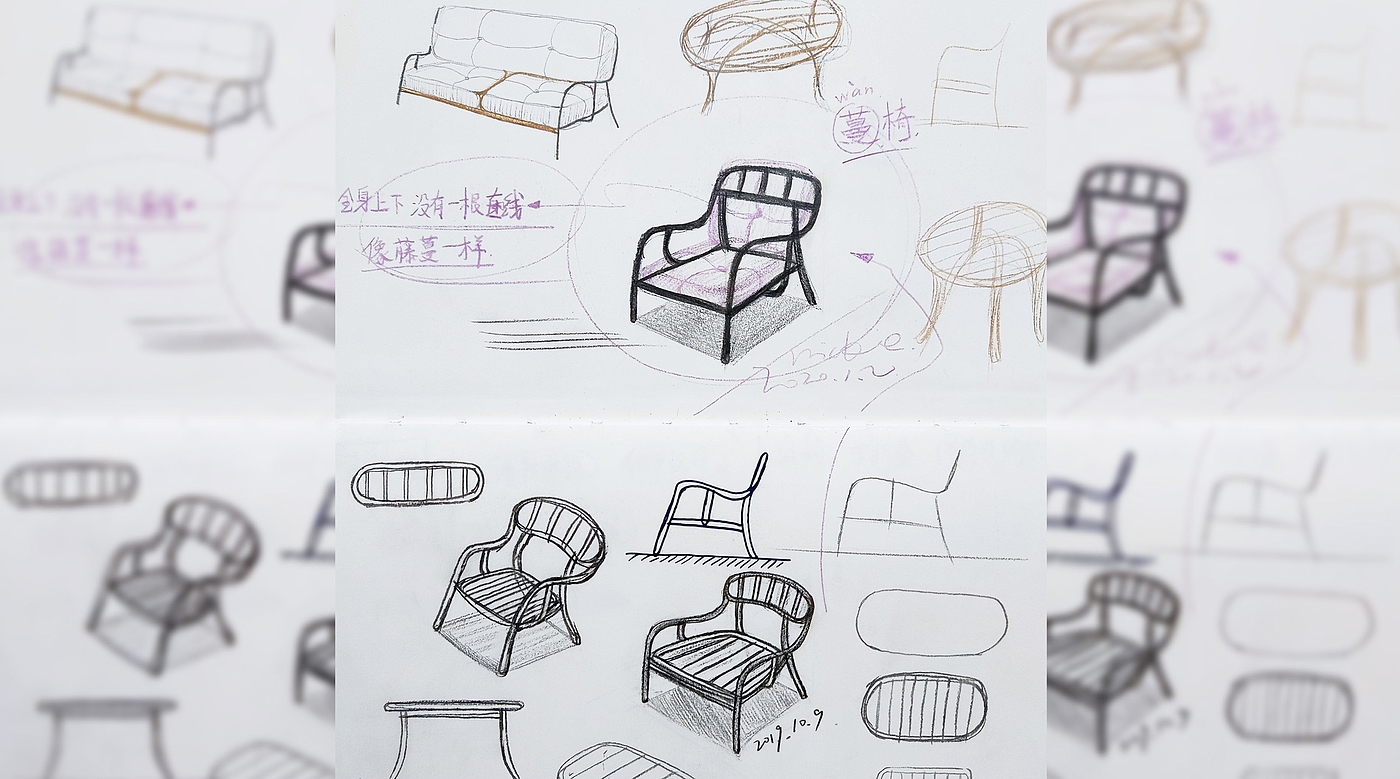 sofa，Sofa chair，furniture design ，Outdoor furniture，chair，Courtyard furniture，