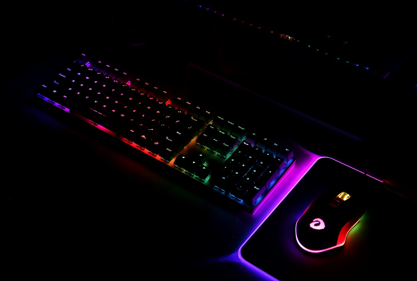 Daryou，RGB light，Key mouse，