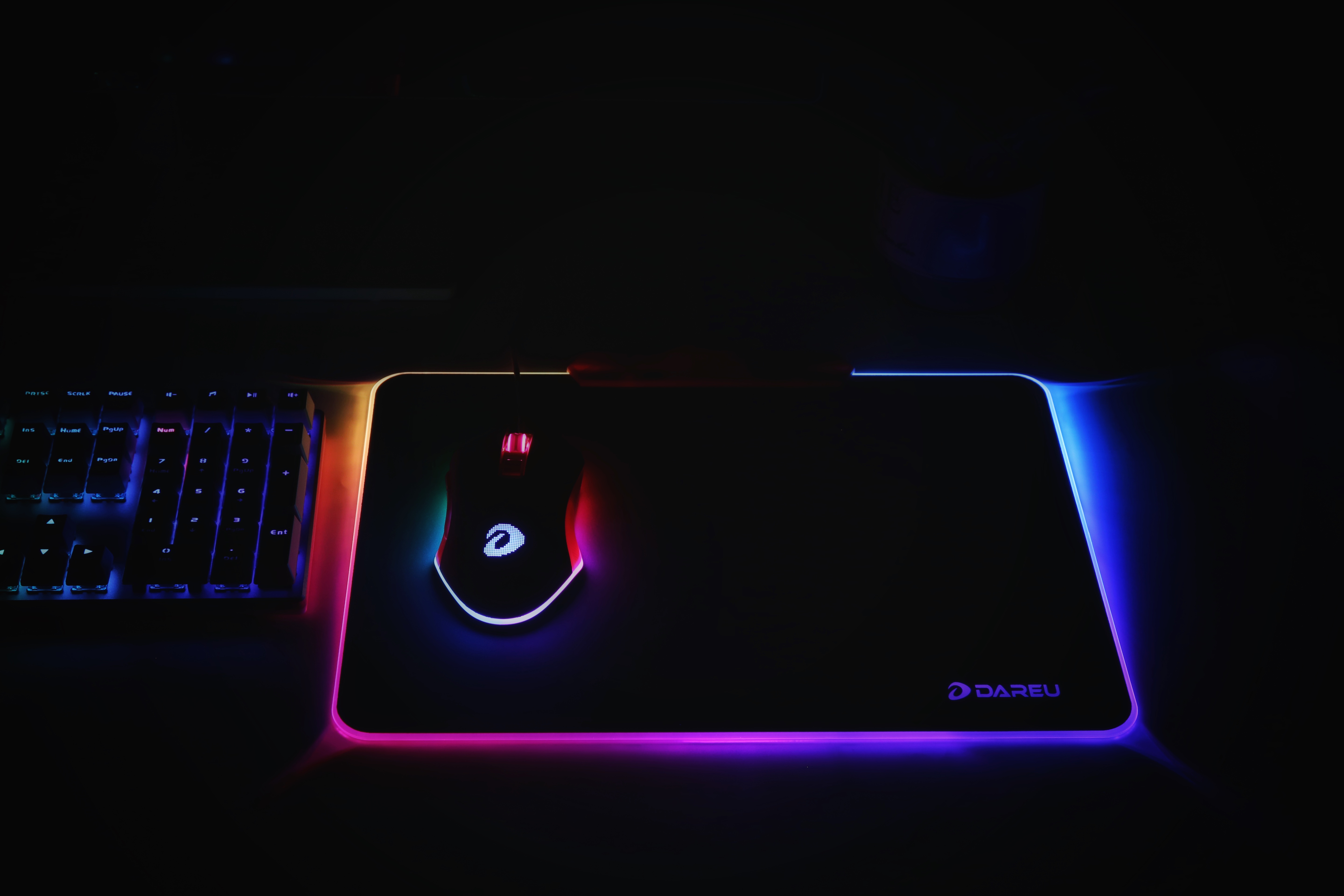 Daryou，RGB light，Key mouse，
