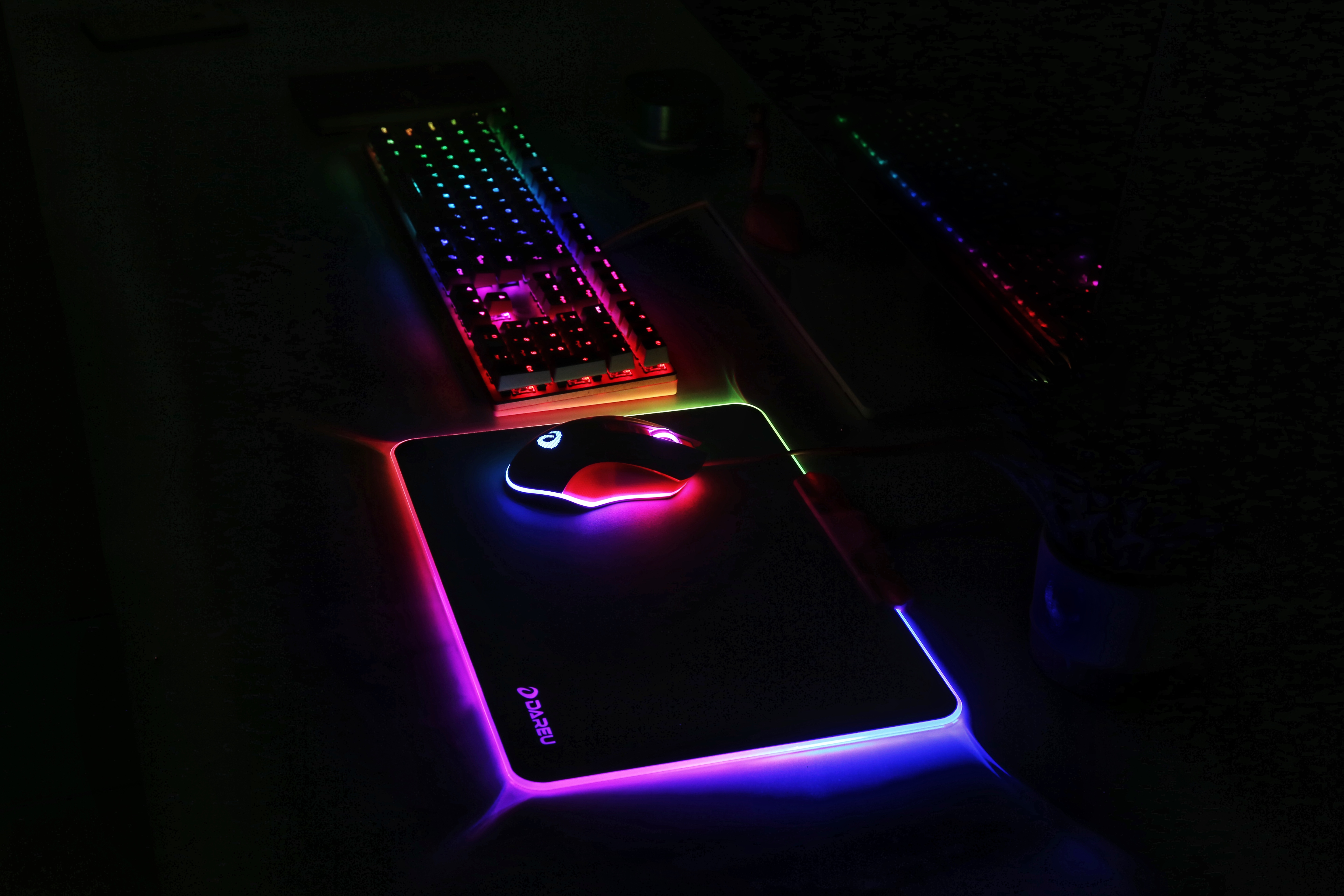 Daryou，RGB light，Key mouse，