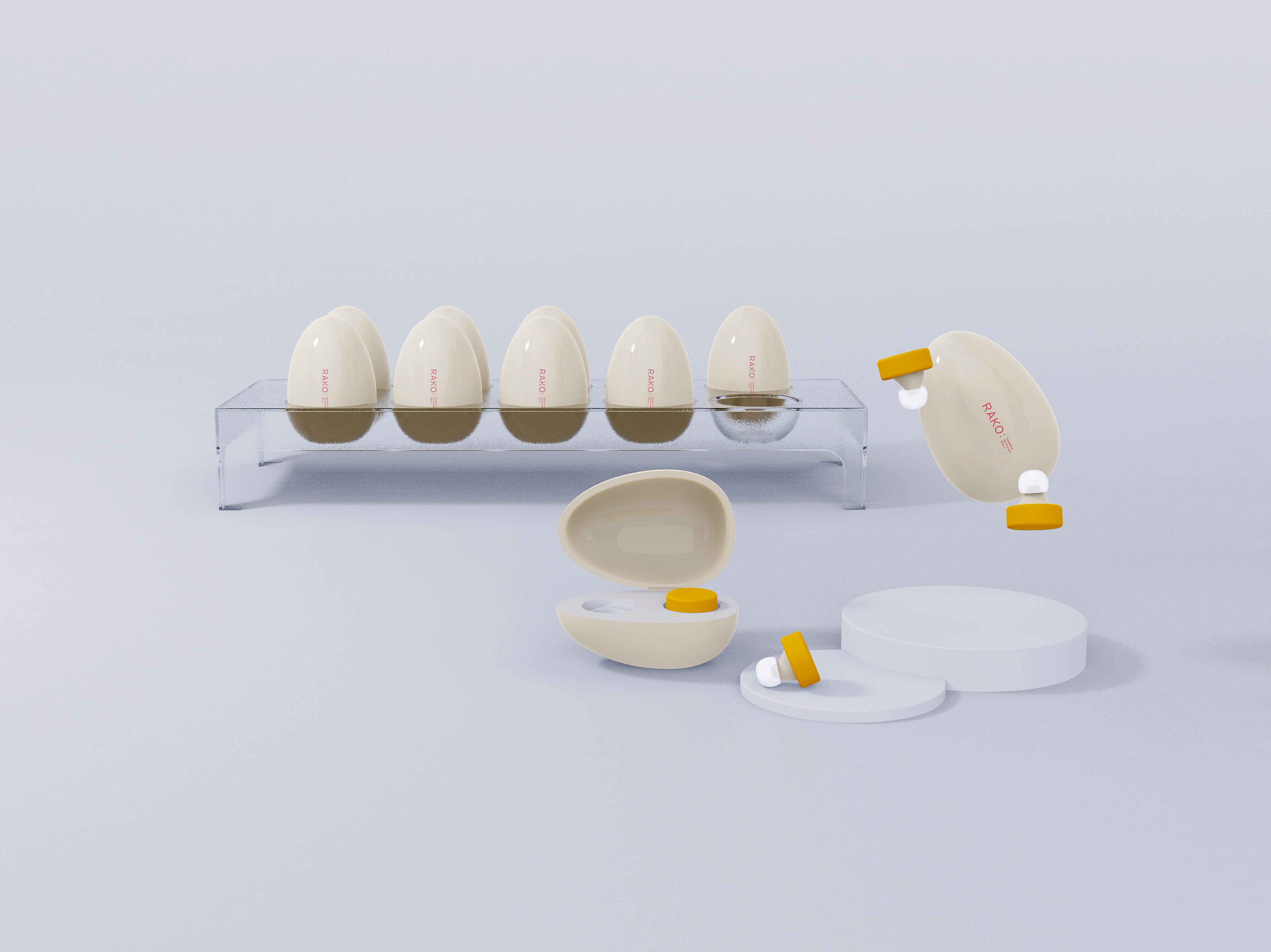 双蛋黄概念耳机