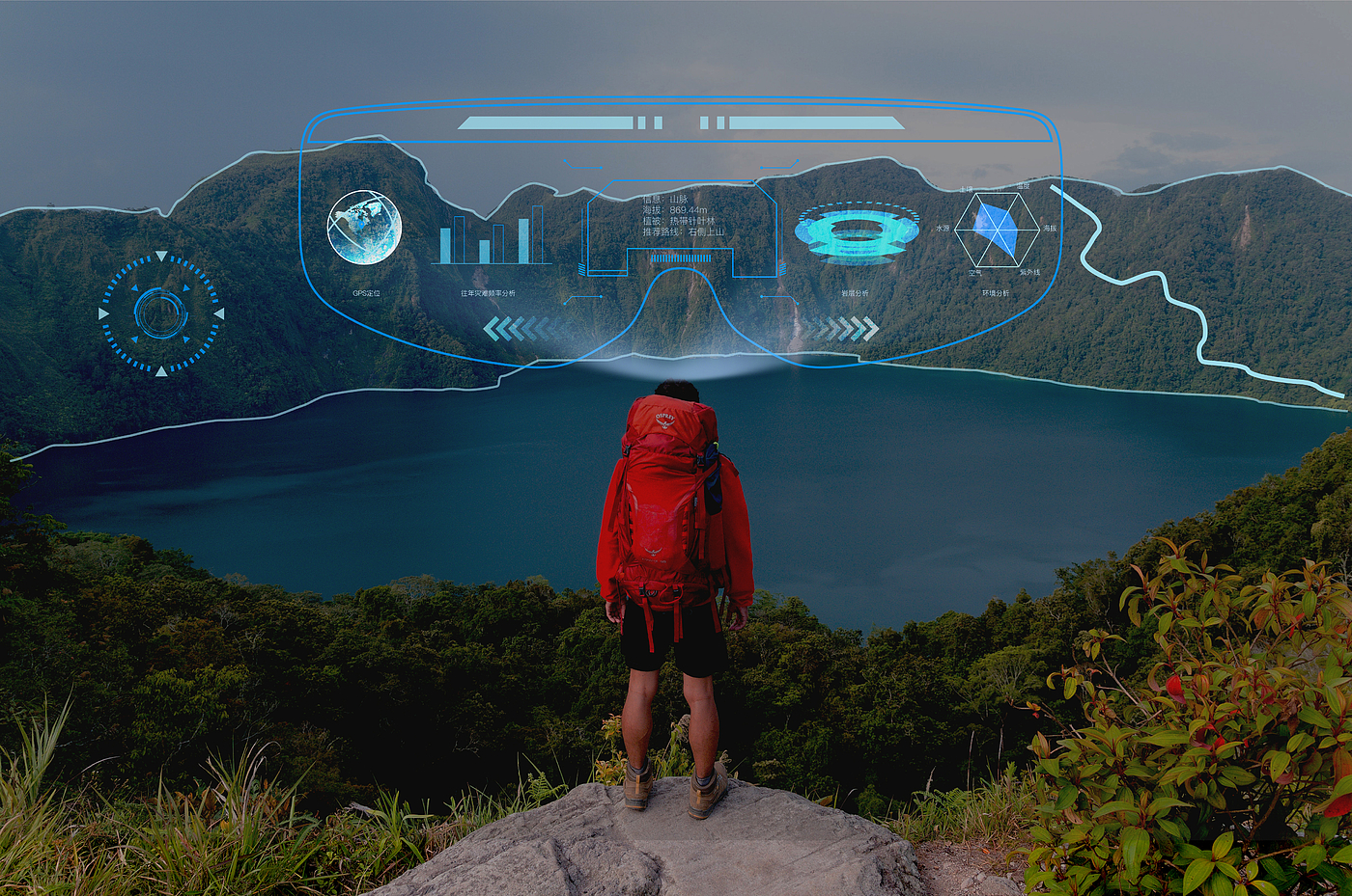 min design，Smart wear，Ar smart glasses，