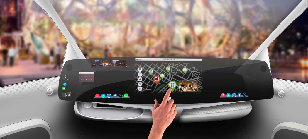 automobile，Interior design，concept，Apple，