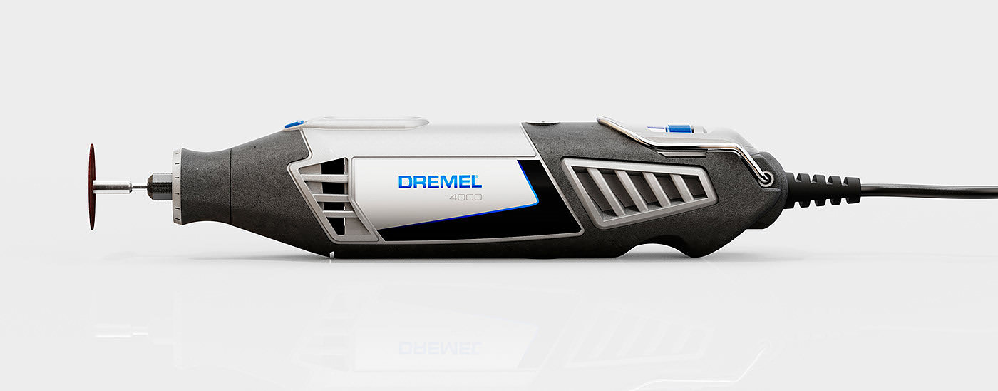 DREMEL 4000，工具电磨机，附件，拆卸，