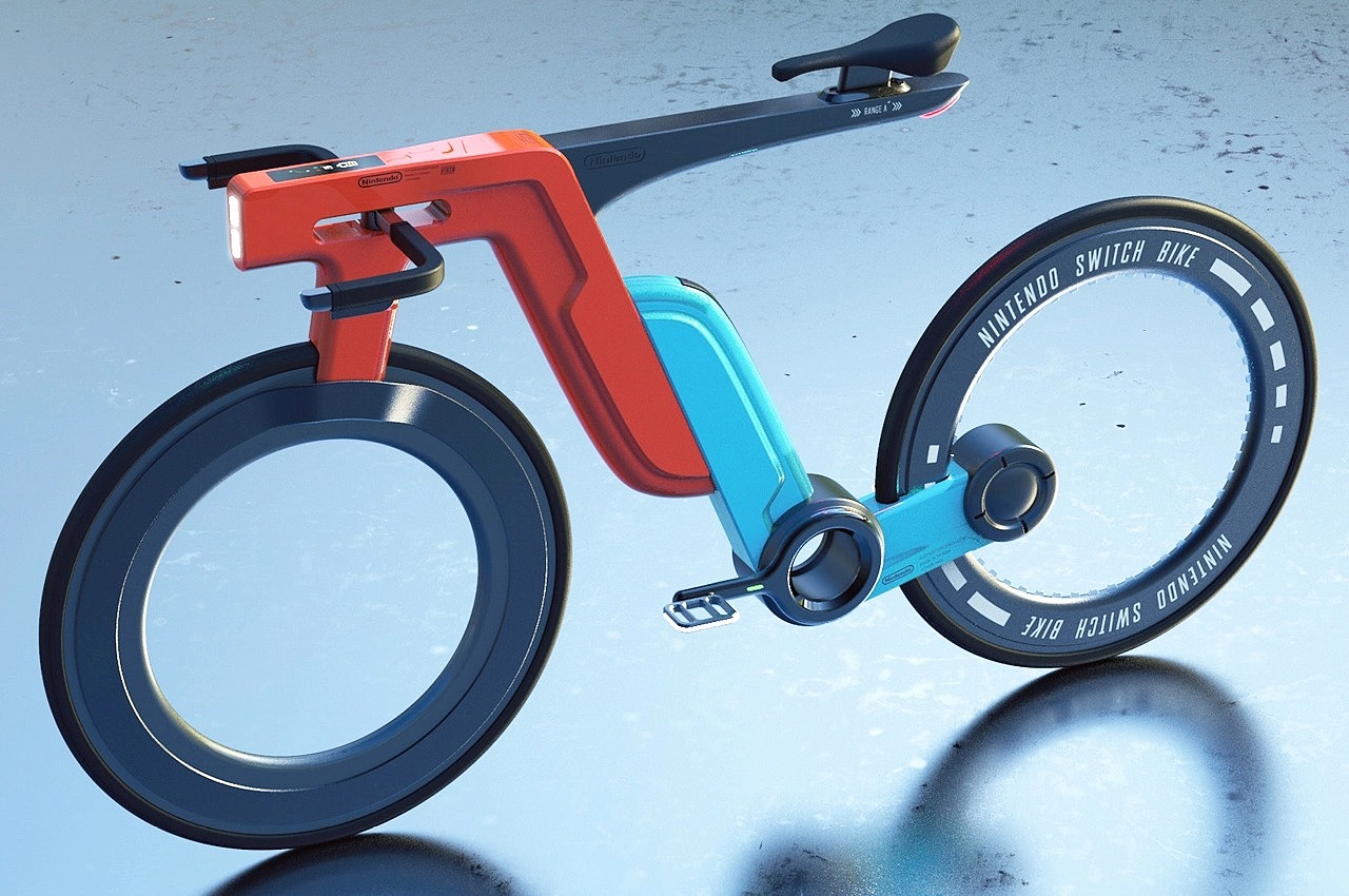 switch，Bicycle，outdoors，