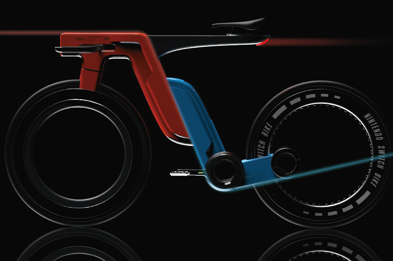 switch，Bicycle，outdoors，