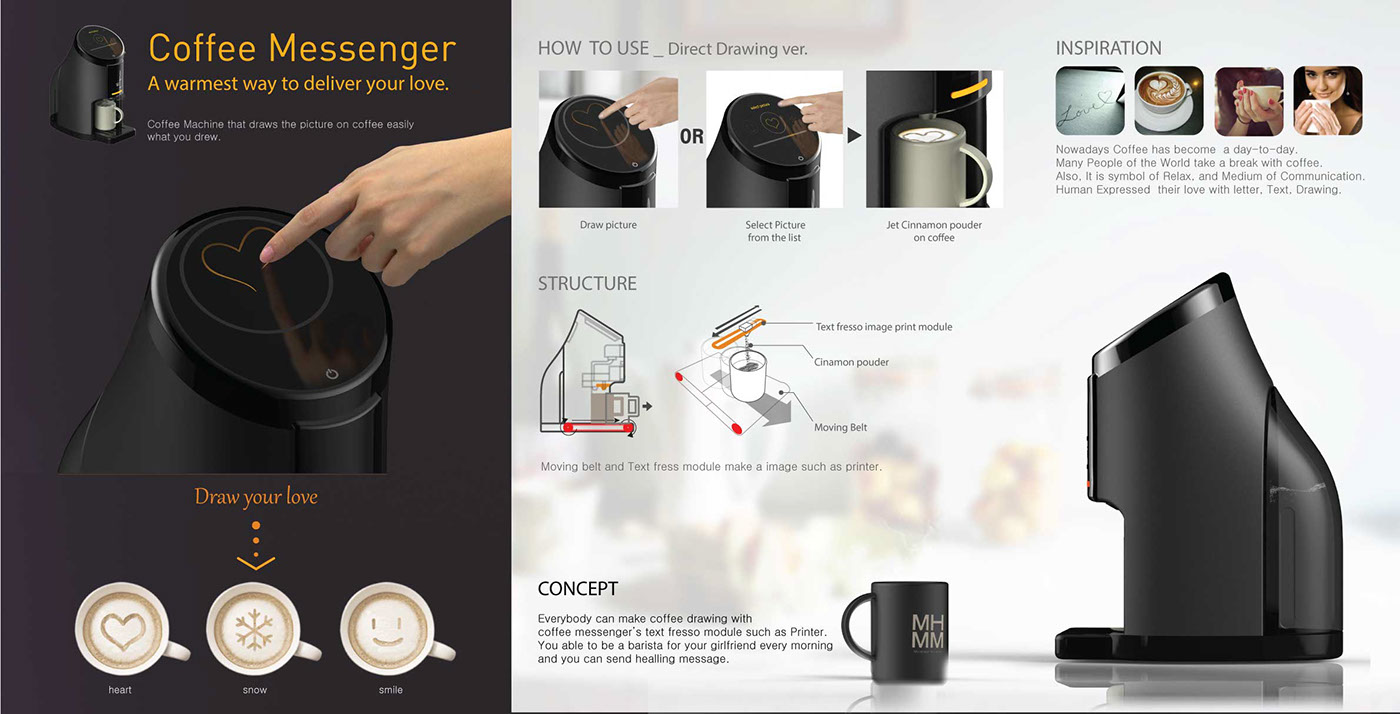 originality，Designable，intelligence，Coffee machine，