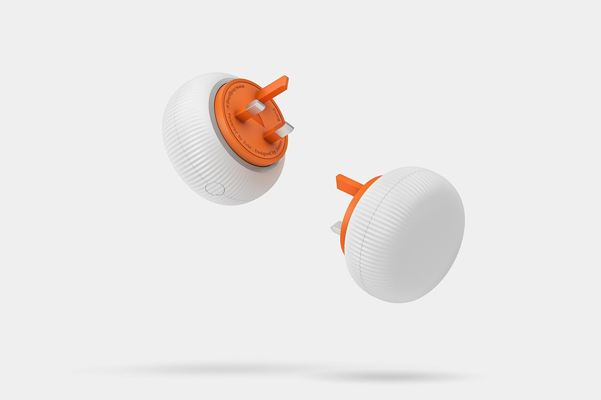 Zobi Hedgehog.，WiFi detector，product design，