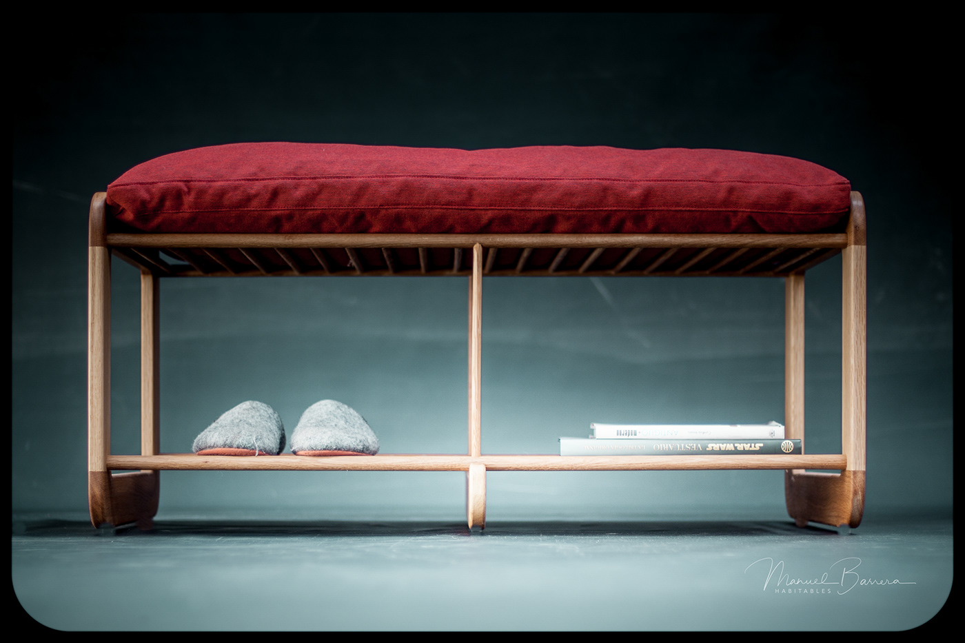 70s Low Bench，Shoe changing stool，woodiness，