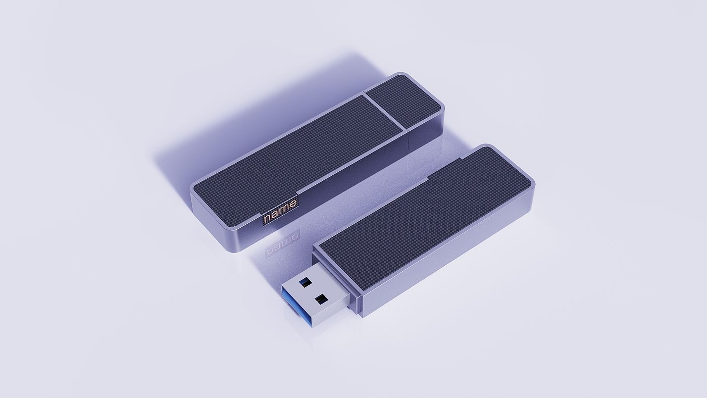 usb，USB drive，USB flash disk，Render，industrial design，product design，Minimalist，gift，