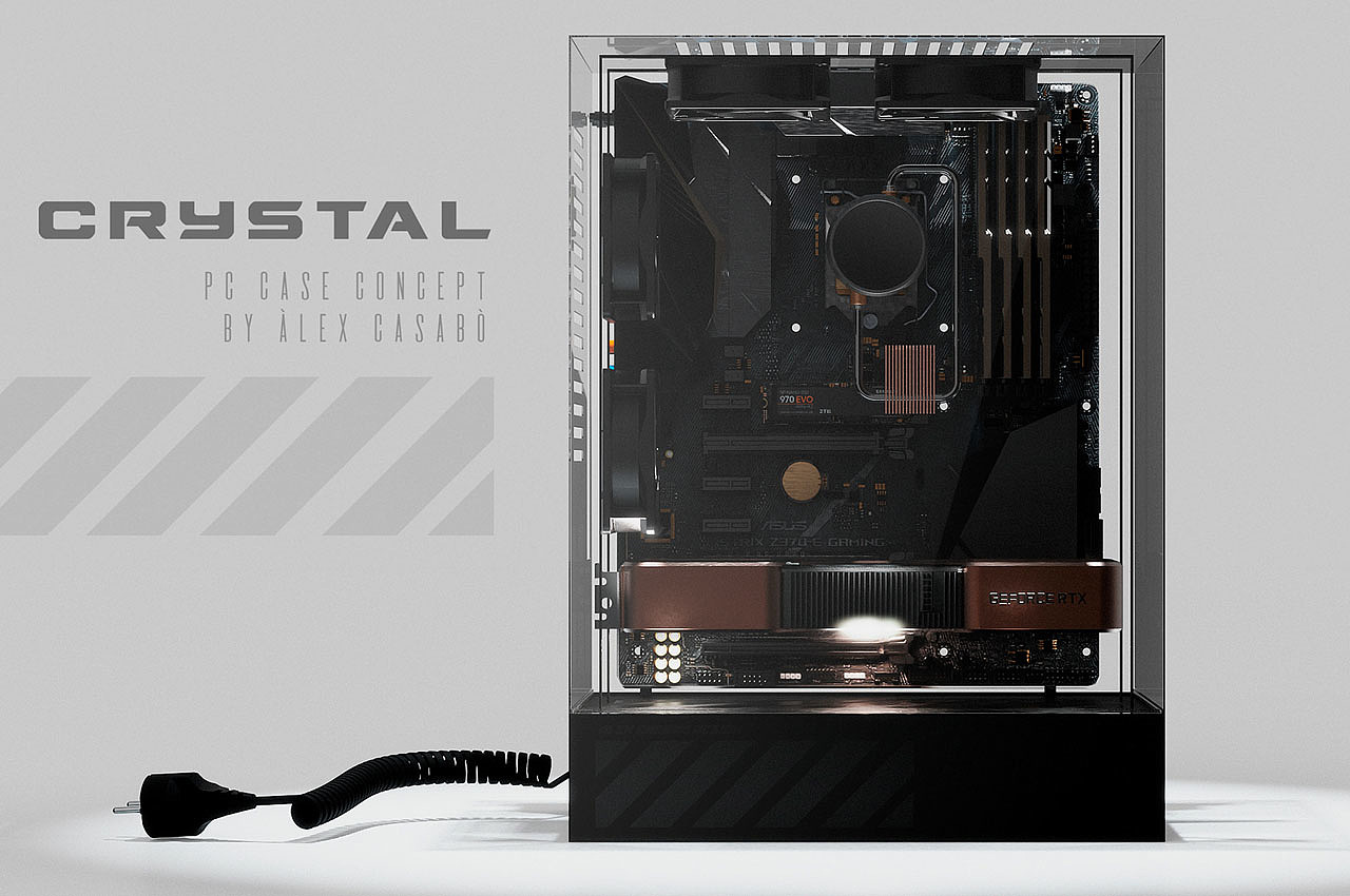 Computer machine box，CRYSTAL，Intelligent design，