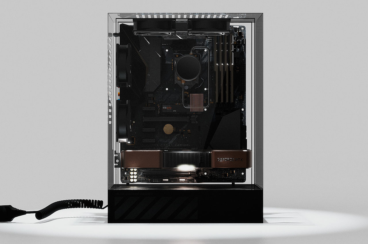 Computer machine box，CRYSTAL，Intelligent design，