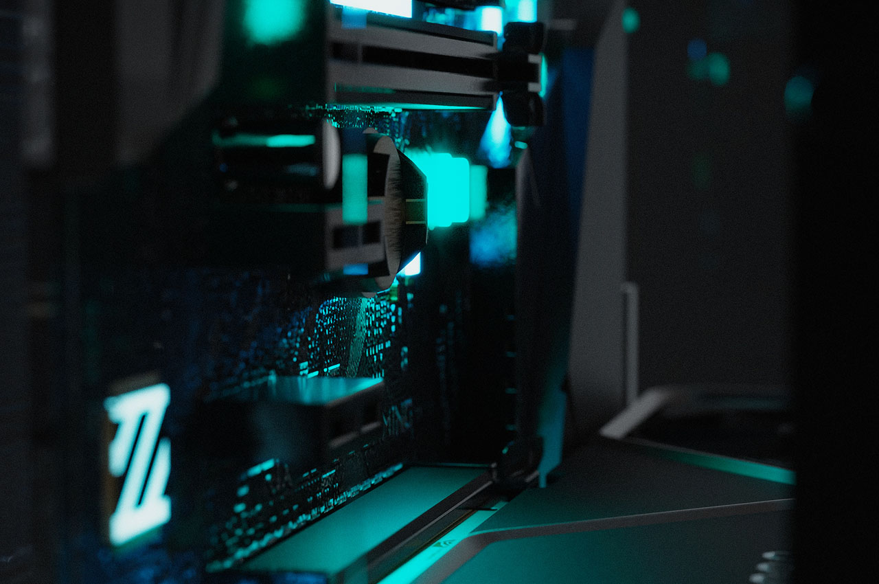 Computer machine box，CRYSTAL，Intelligent design，