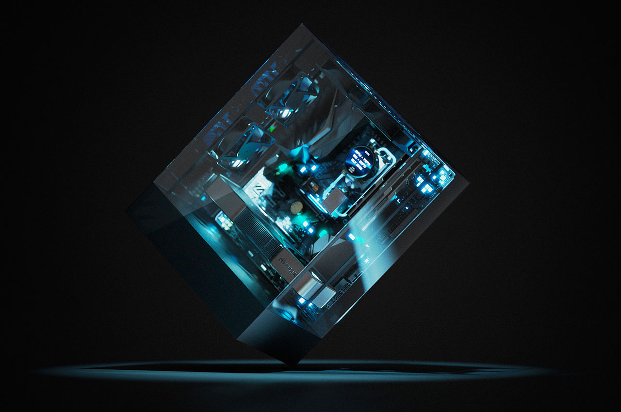 Computer machine box，CRYSTAL，Intelligent design，