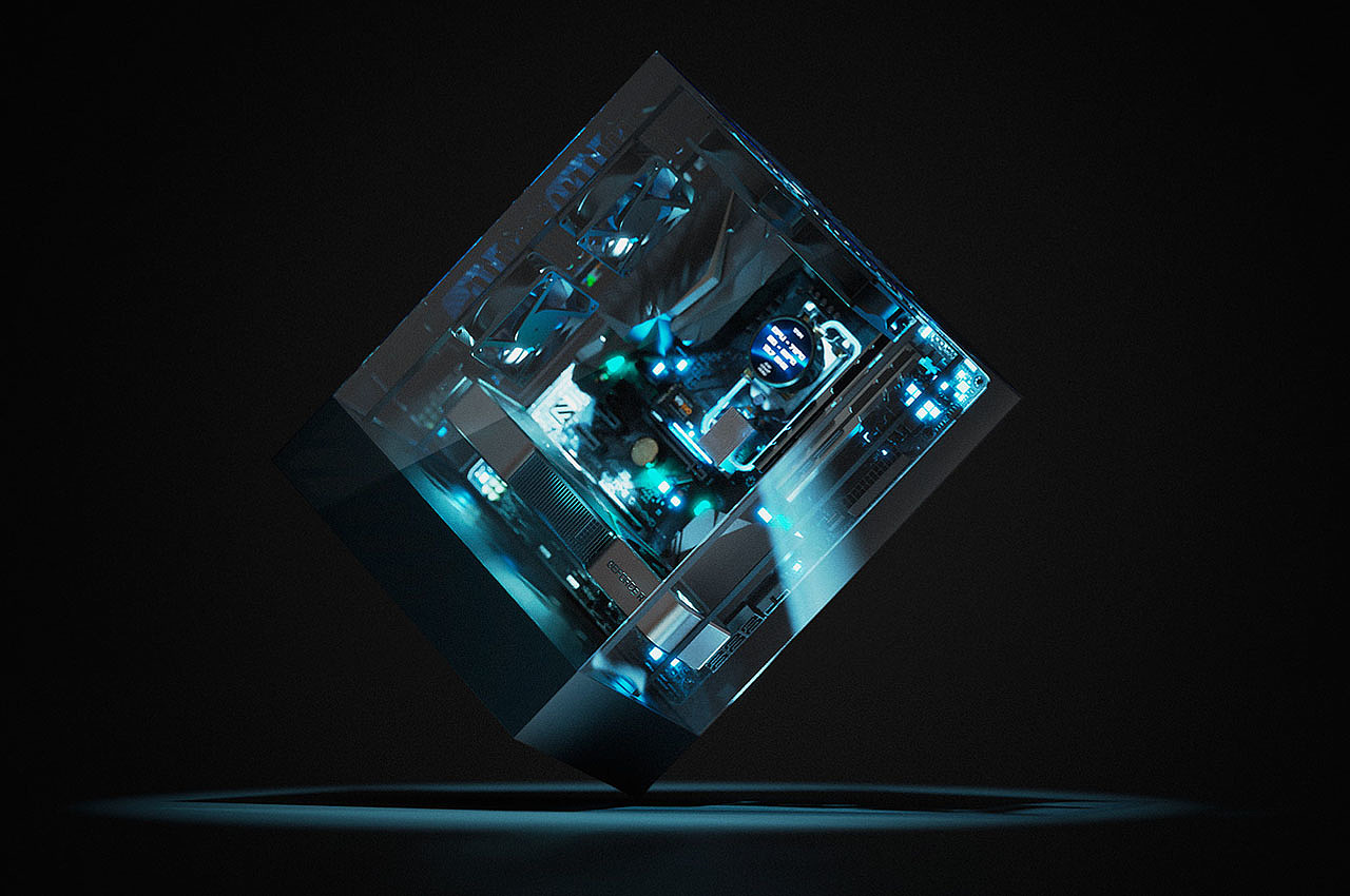 Computer machine box，CRYSTAL，Intelligent design，