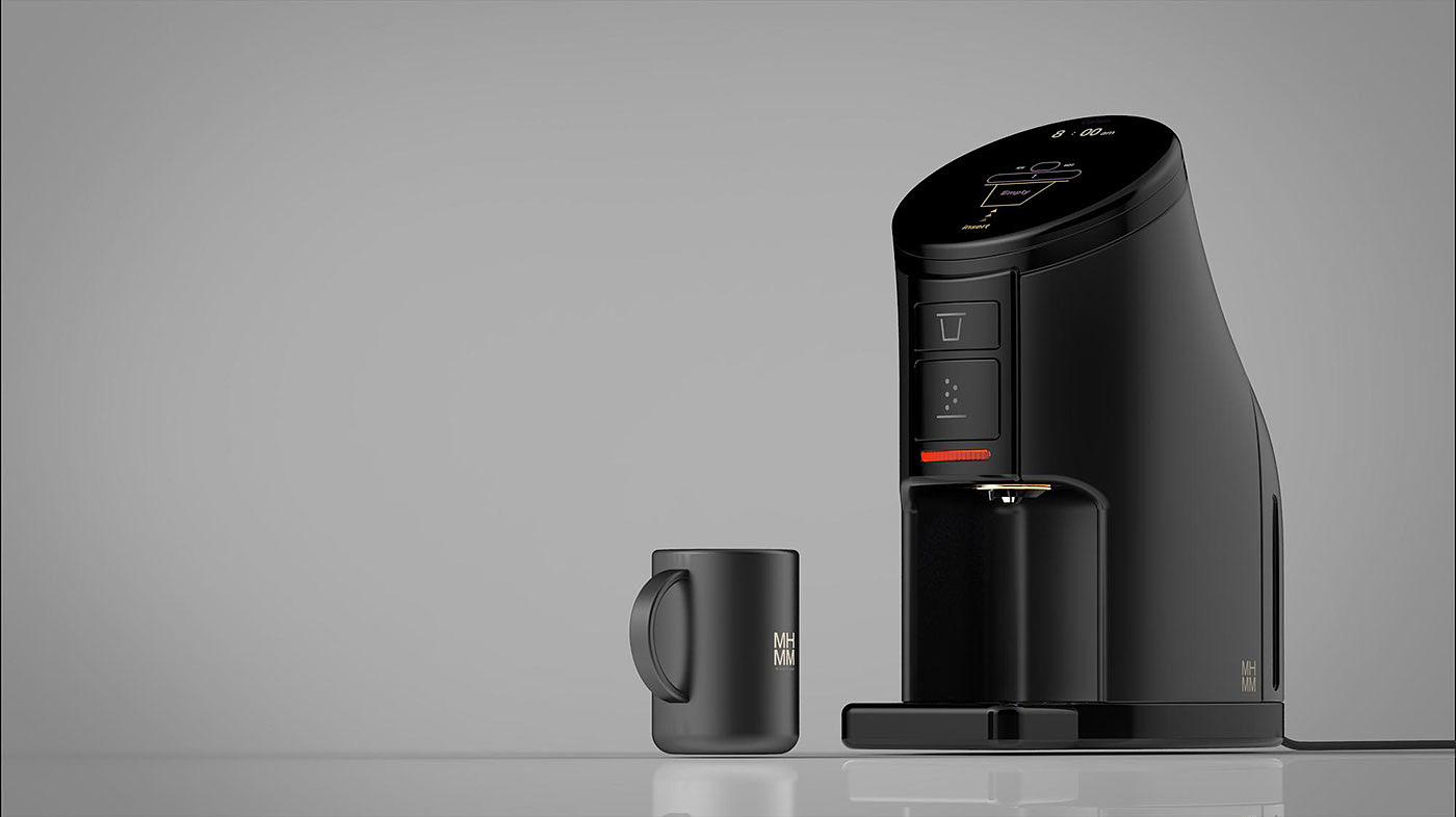 Coffee machine，Touch ，black，intelligence，Kitchenware，