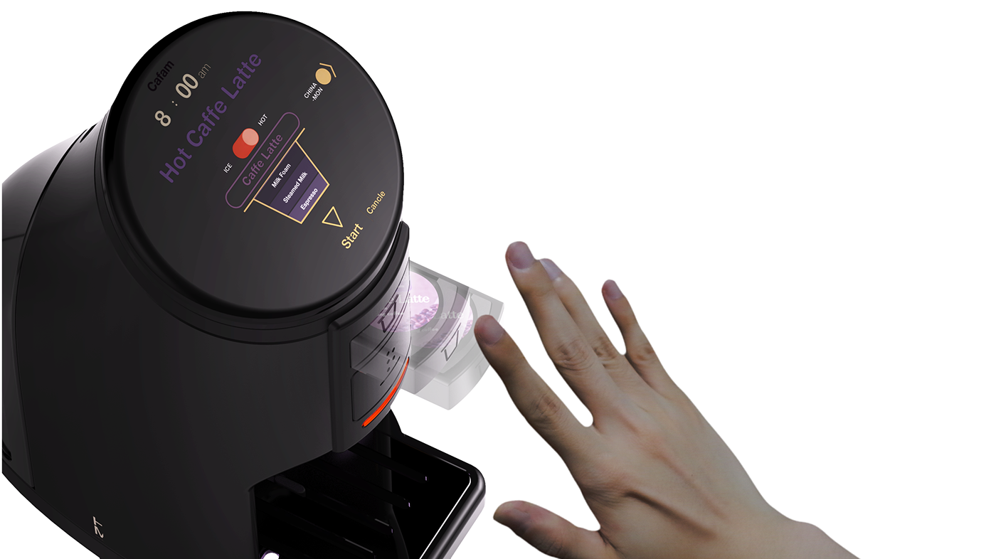 Coffee machine，Touch ，black，intelligence，Kitchenware，