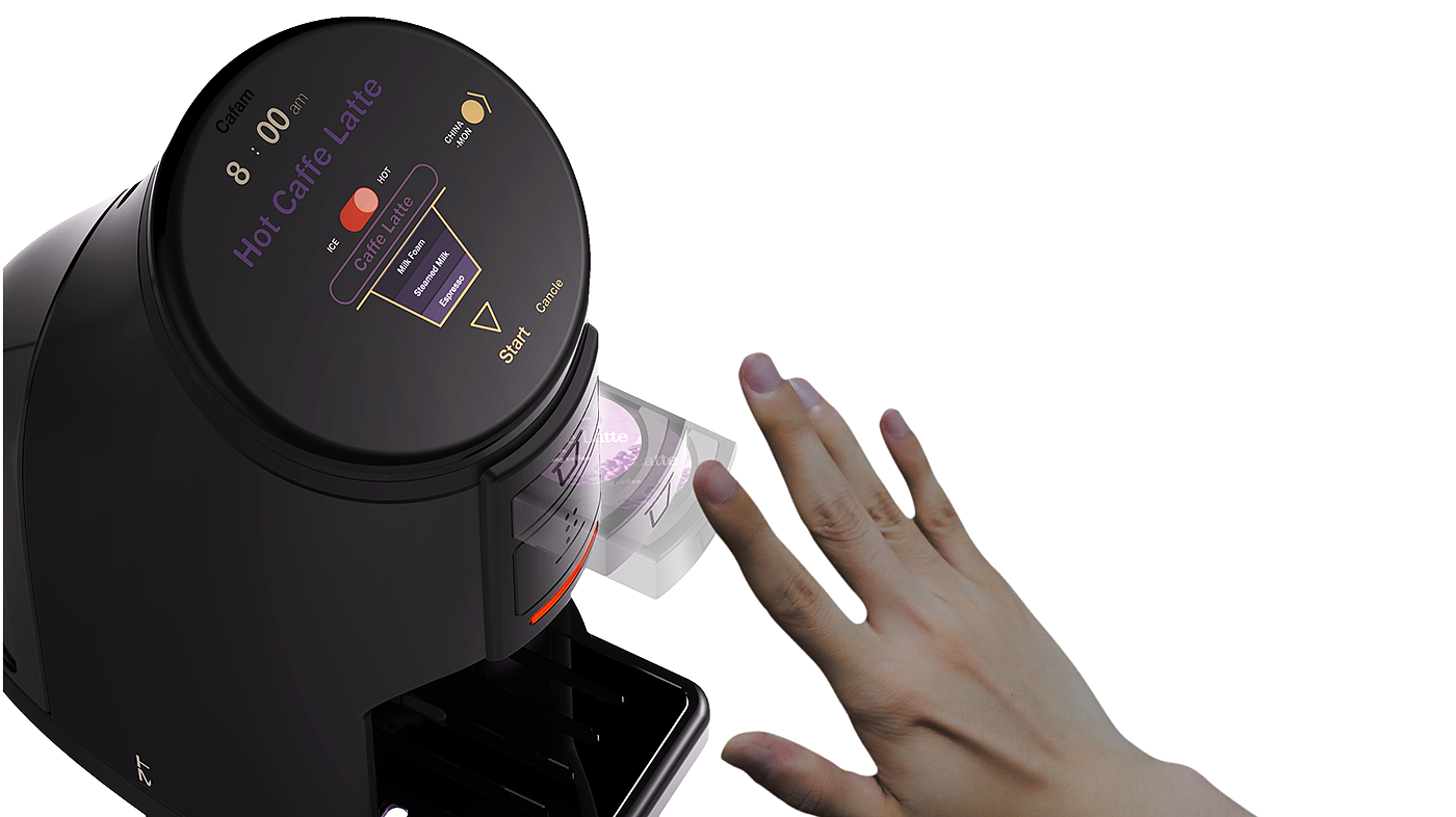 Coffee machine，Touch ，black，intelligence，Kitchenware，