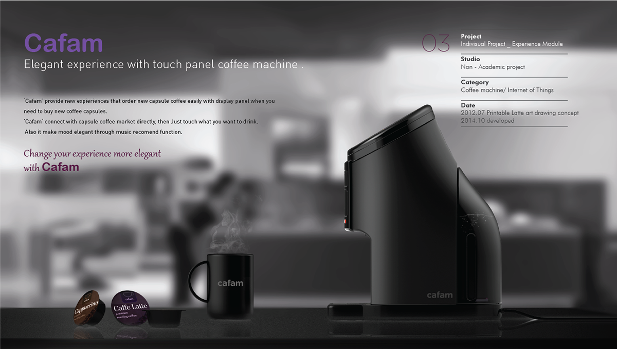 Coffee machine，Touch ，black，intelligence，Kitchenware，