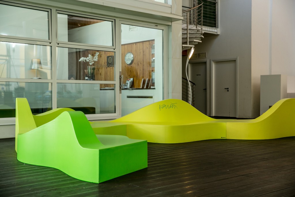 Karim，furniture，sofa，Yellow green，flow，