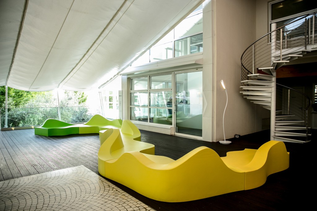 Karim，furniture，sofa，Yellow green，flow，