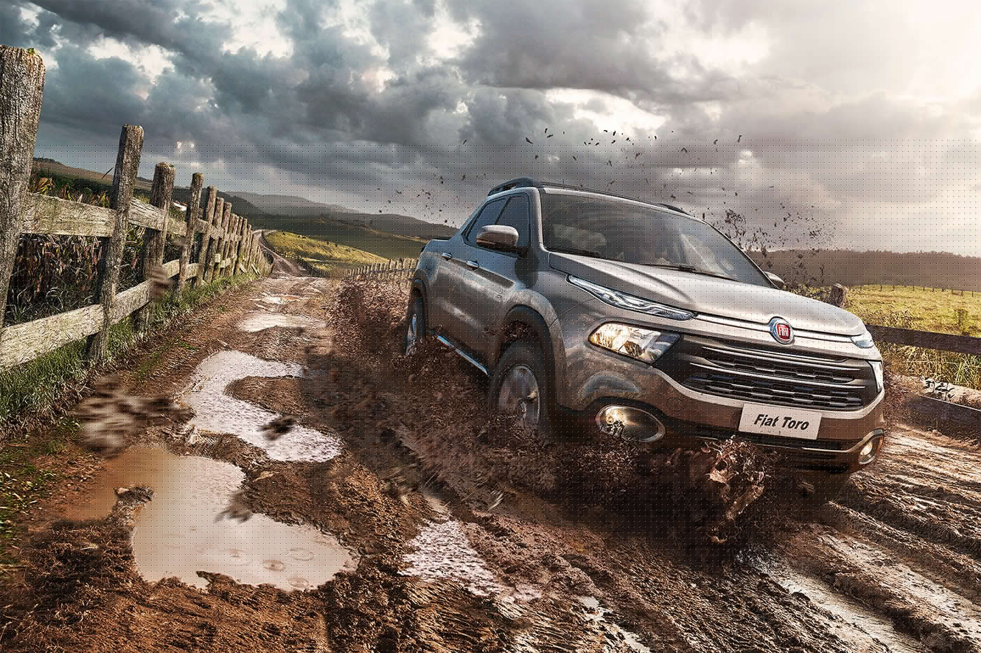 personality，outdoors，automobile，Fiat toro，Fiat Toro，modeling，Render，