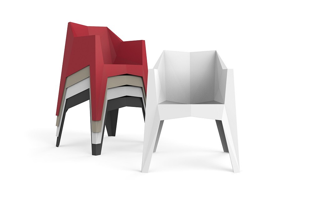 家具，Karim，户外，椅子，voxel，