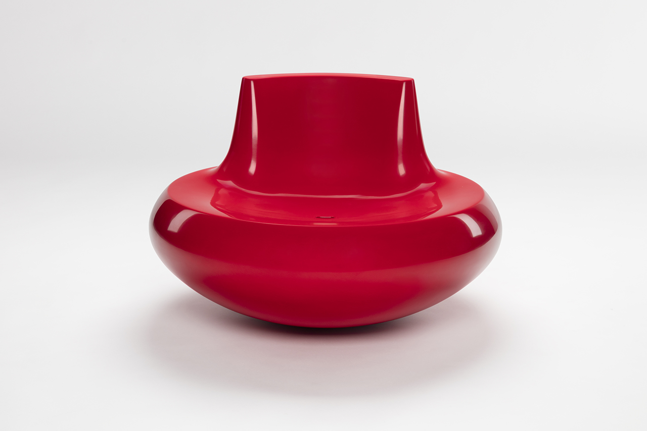 chair，Organic shape，Bright color，