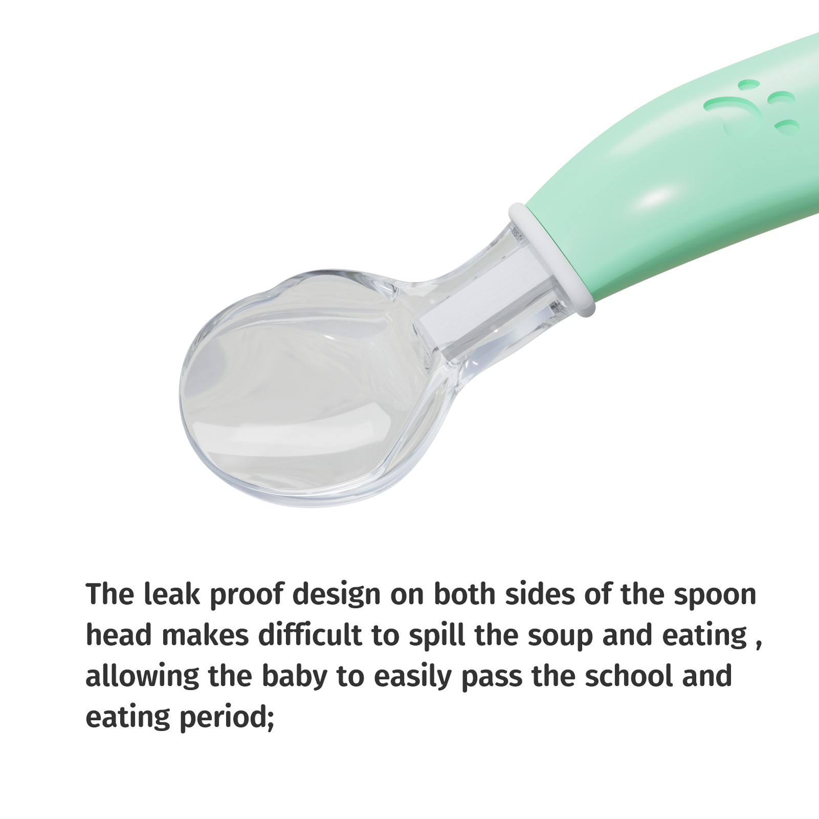 children，Silicone spoon，