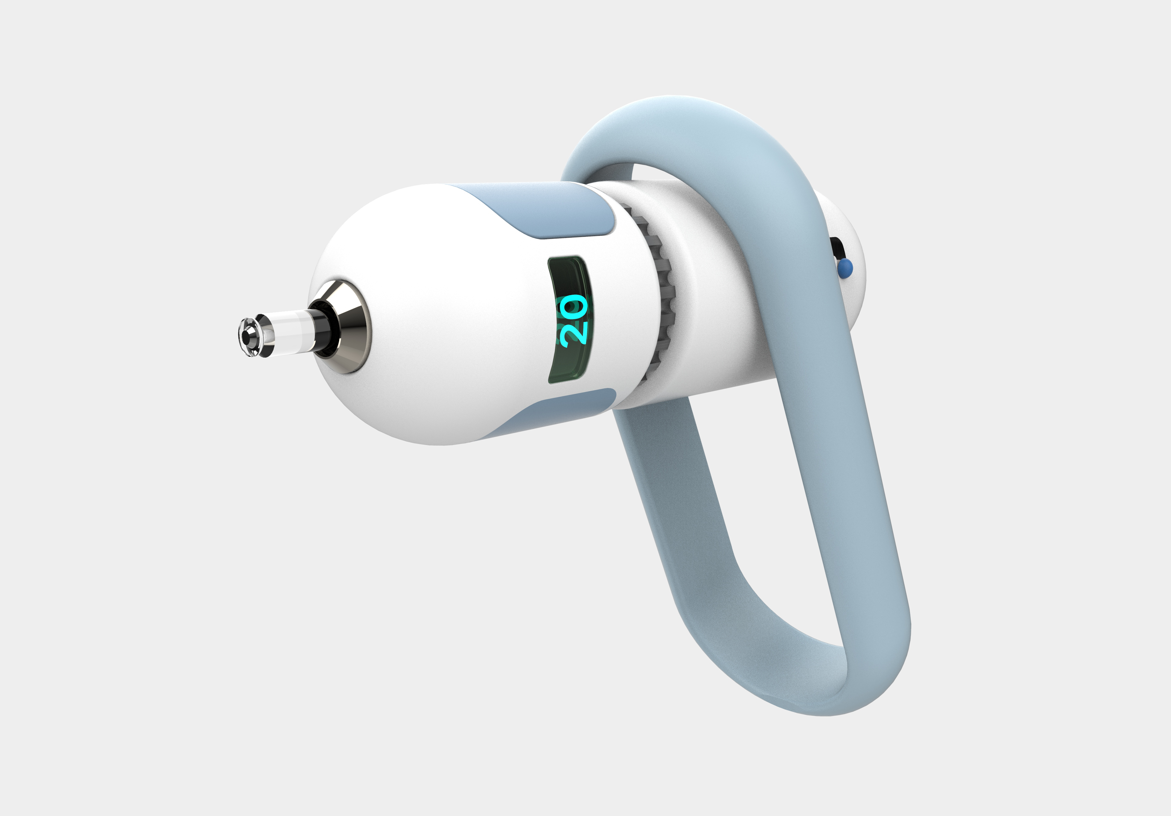 Needle free injection，Medical products，Emotional design，Portable belt，Insulin syringe，