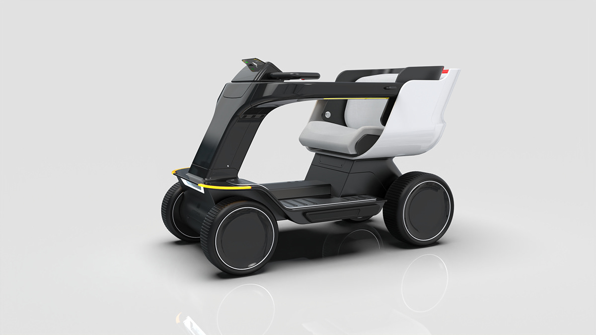 HIPPOGRYPH，vehicle，Scooter，conceptual design，