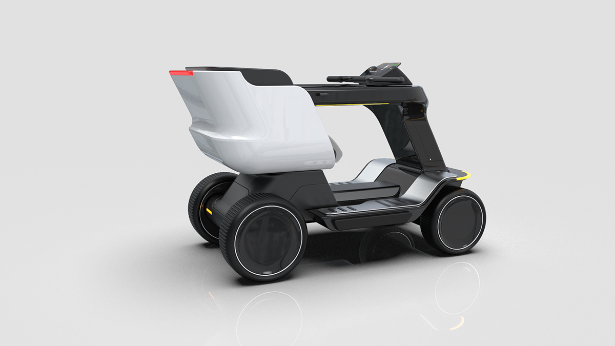 HIPPOGRYPH，vehicle，Scooter，conceptual design，