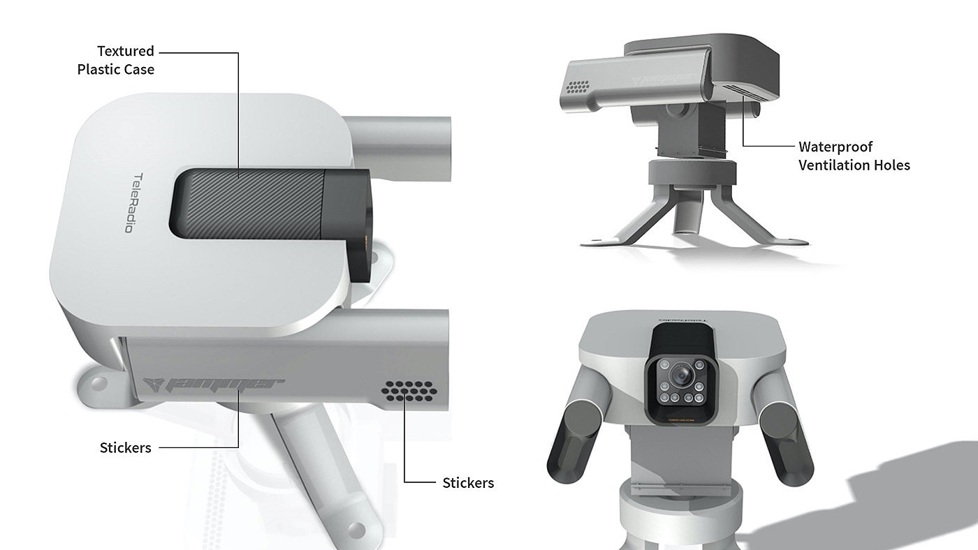 Anti UAV surveillance system，Digital，TeleRadio，electronic product，