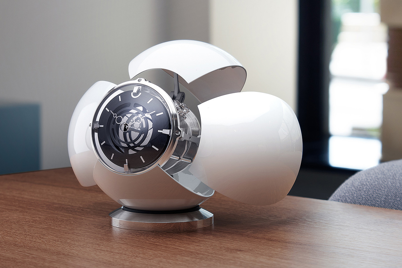 Sculptural sense，Clock，originality，petal，