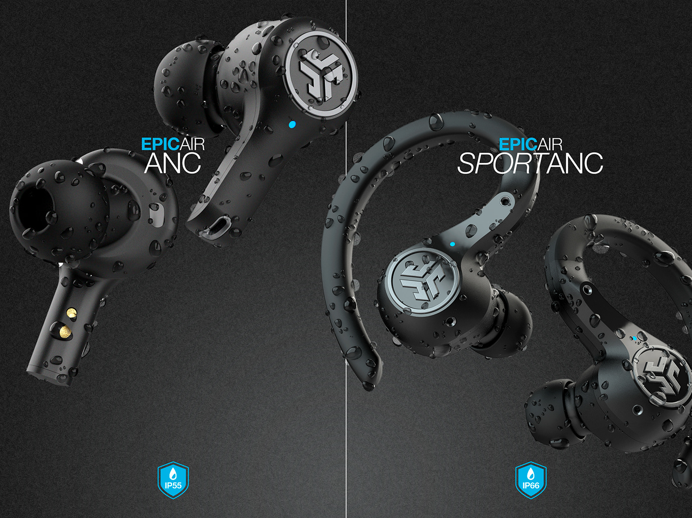 JLab Epic Air ANC，Digital，Wireless headset，electronic product，