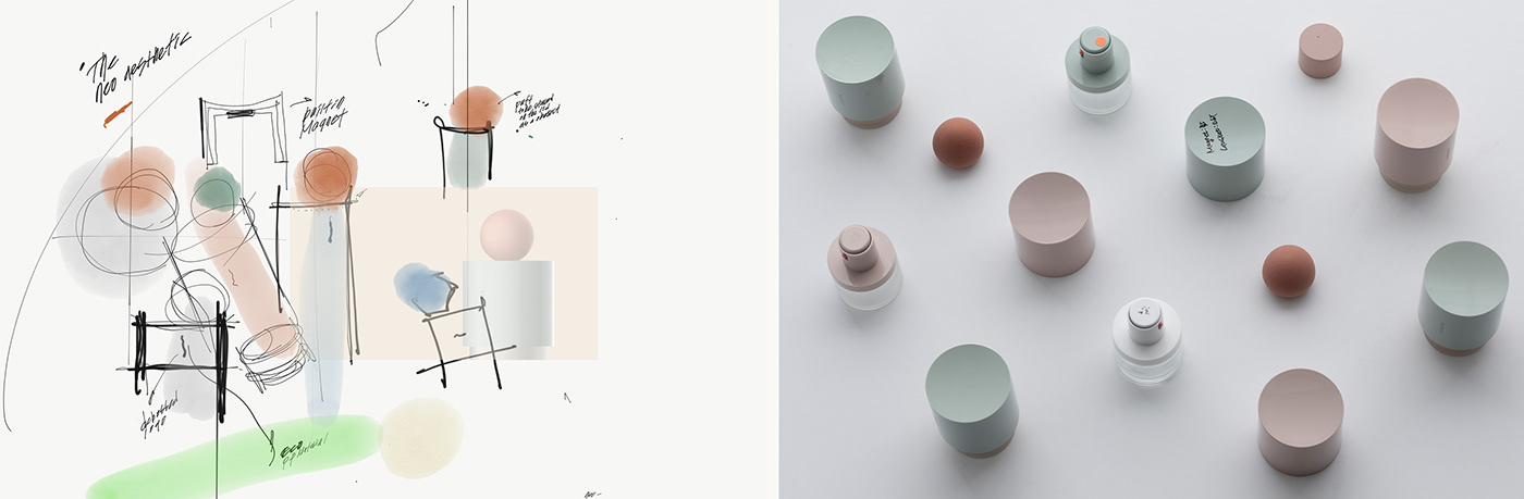 packing design，Cosmetics，Simplicity，