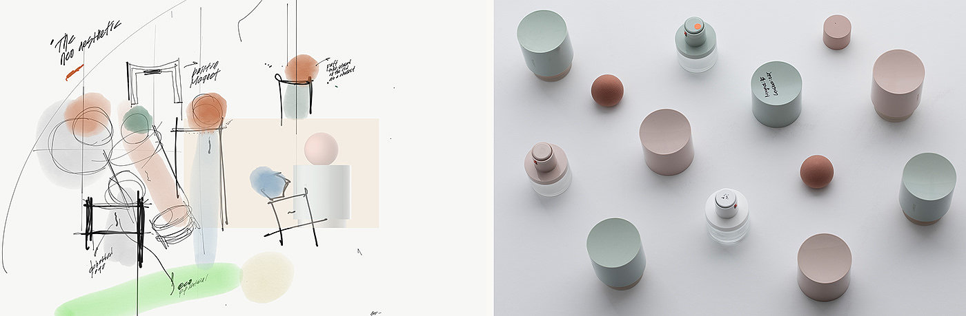 packing design，Cosmetics，Simplicity，
