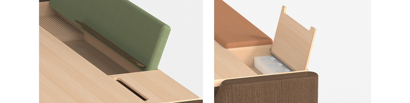 desk，Simplicity，spin，