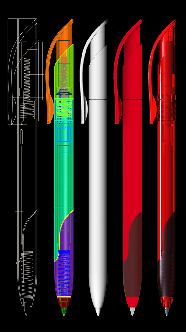 structure，ball pen，pen，