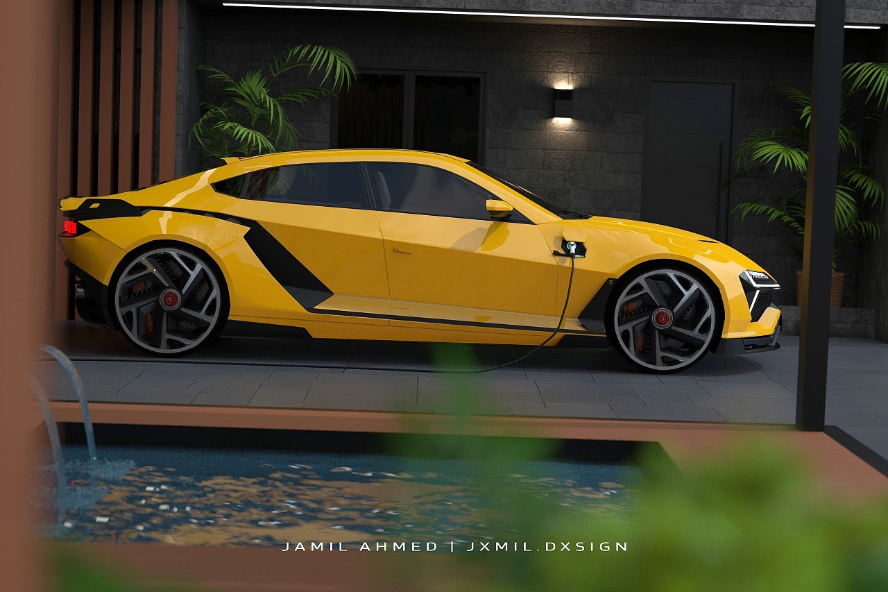 Flying Shuttle，vehicle，Sports car，conceptual design，