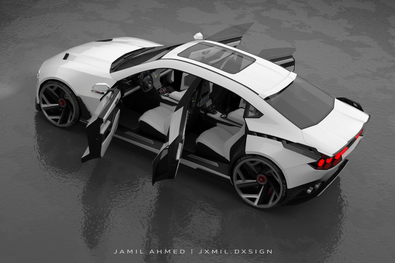 Flying Shuttle，vehicle，Sports car，conceptual design，