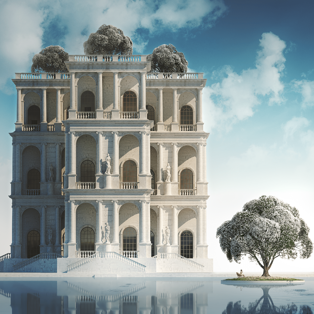 Minimalism，environment，fantasy，Revision，