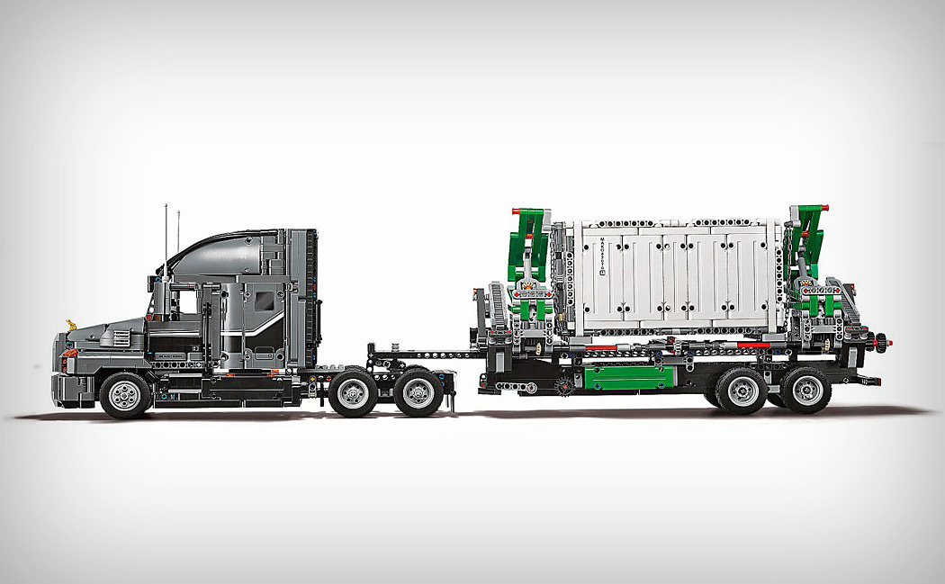 disassemble，combination，trailer，truck，Lego，