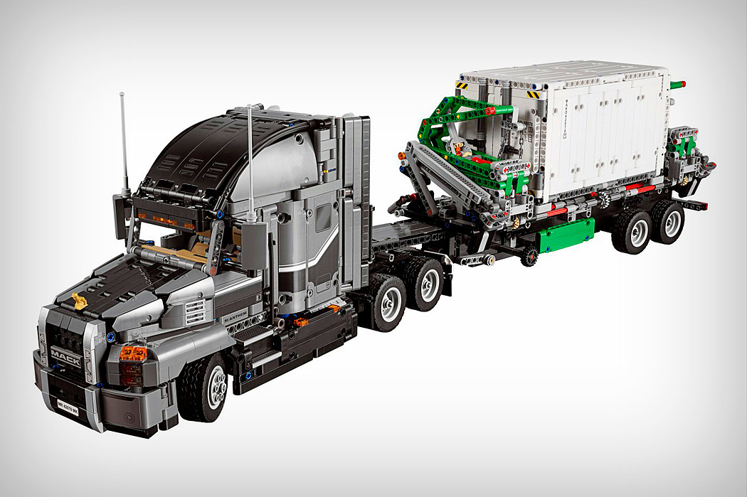 disassemble，combination，trailer，truck，Lego，