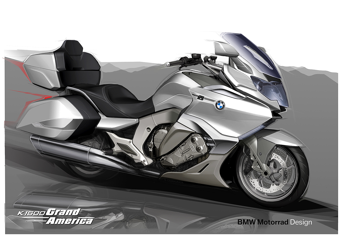 bmw，Motorcycle，yellow，K1600GT，