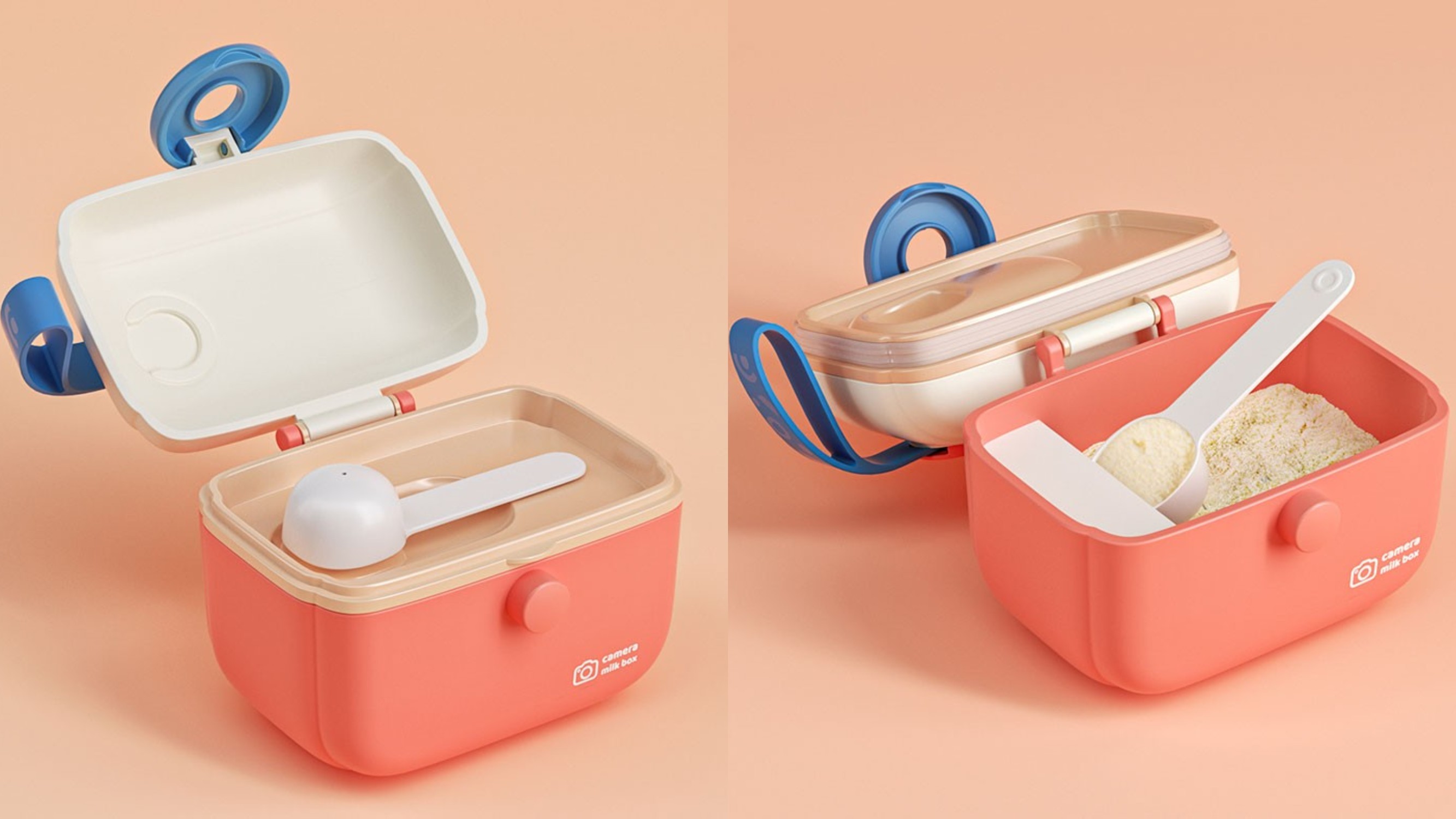 industrial design，Maternal and infant products，Pregnant and infant children，Milk powder box，Camera modeling，