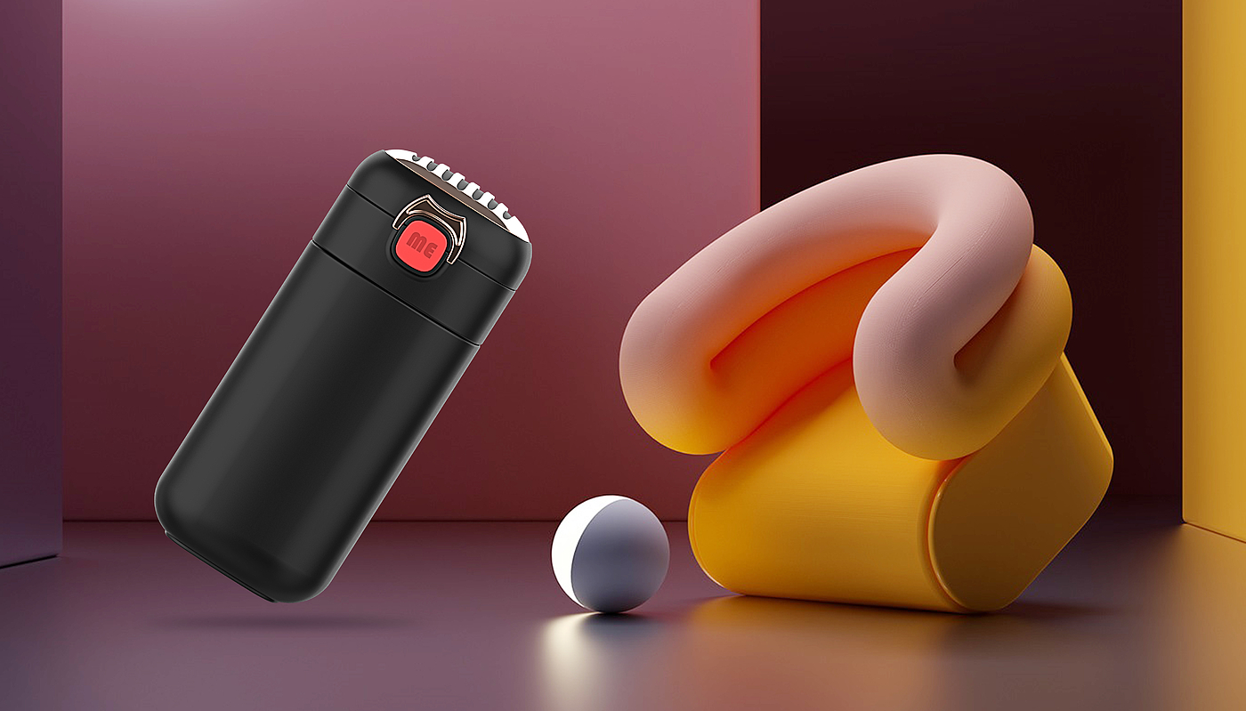 Retro microphone simple thermos cup，