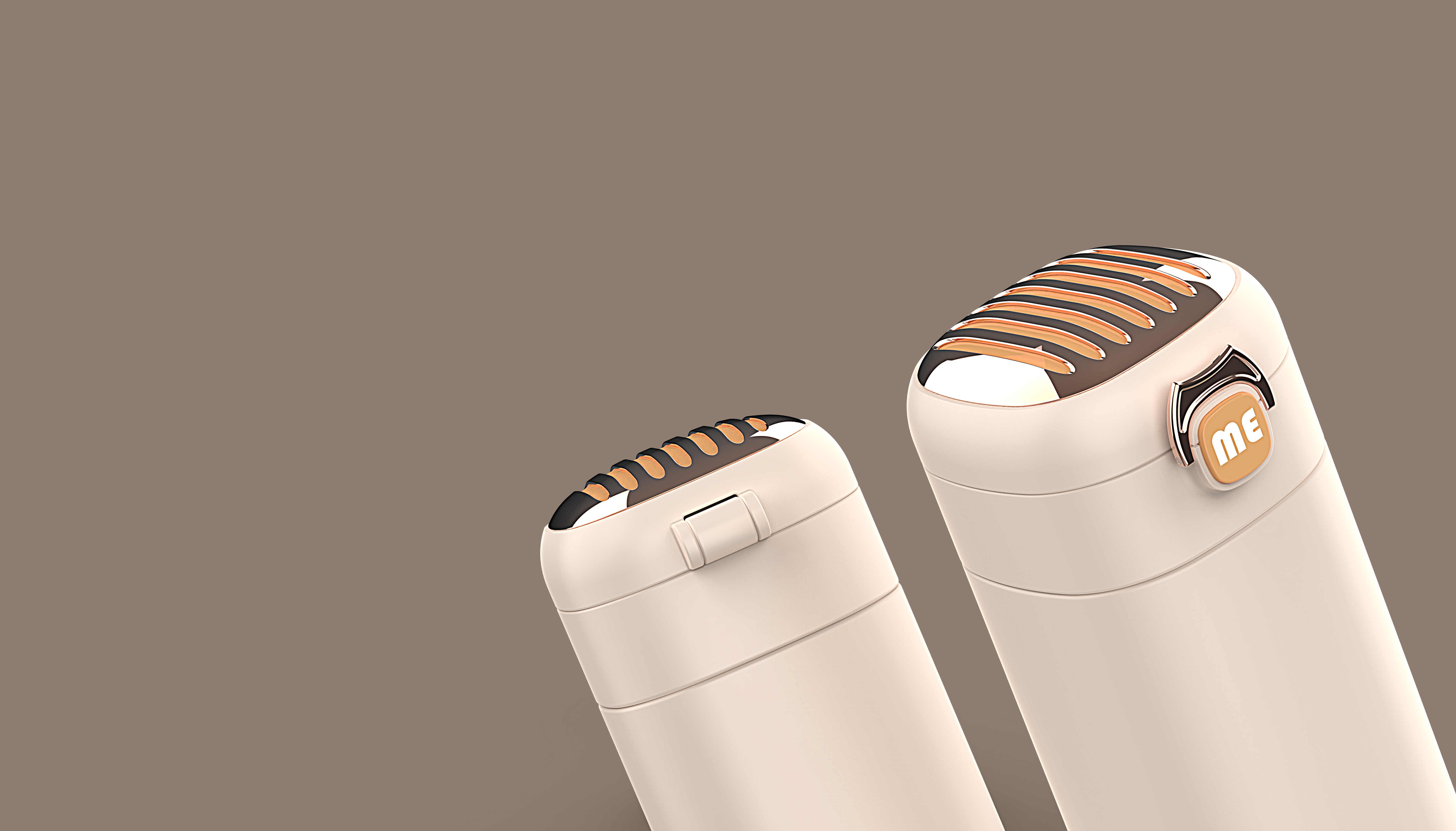 Retro microphone simple thermos cup，